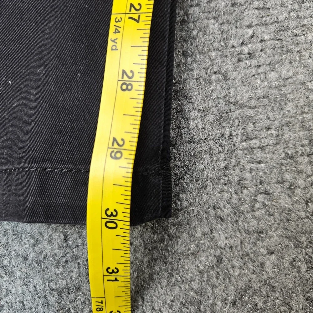 NWT‎ Dockers Blake Chino Black High Straight Pants Mens 34 Stretch Cotton